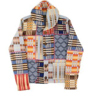 BNWT RRL Double RL Limited Edition Womens Patchwork Shawl Collar Cardigan 1 S